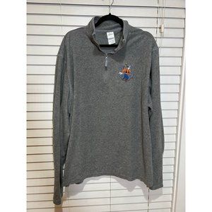 Vintage Disneyland Goofy Fleece 1/4‎ Zip Sweater - Size XL